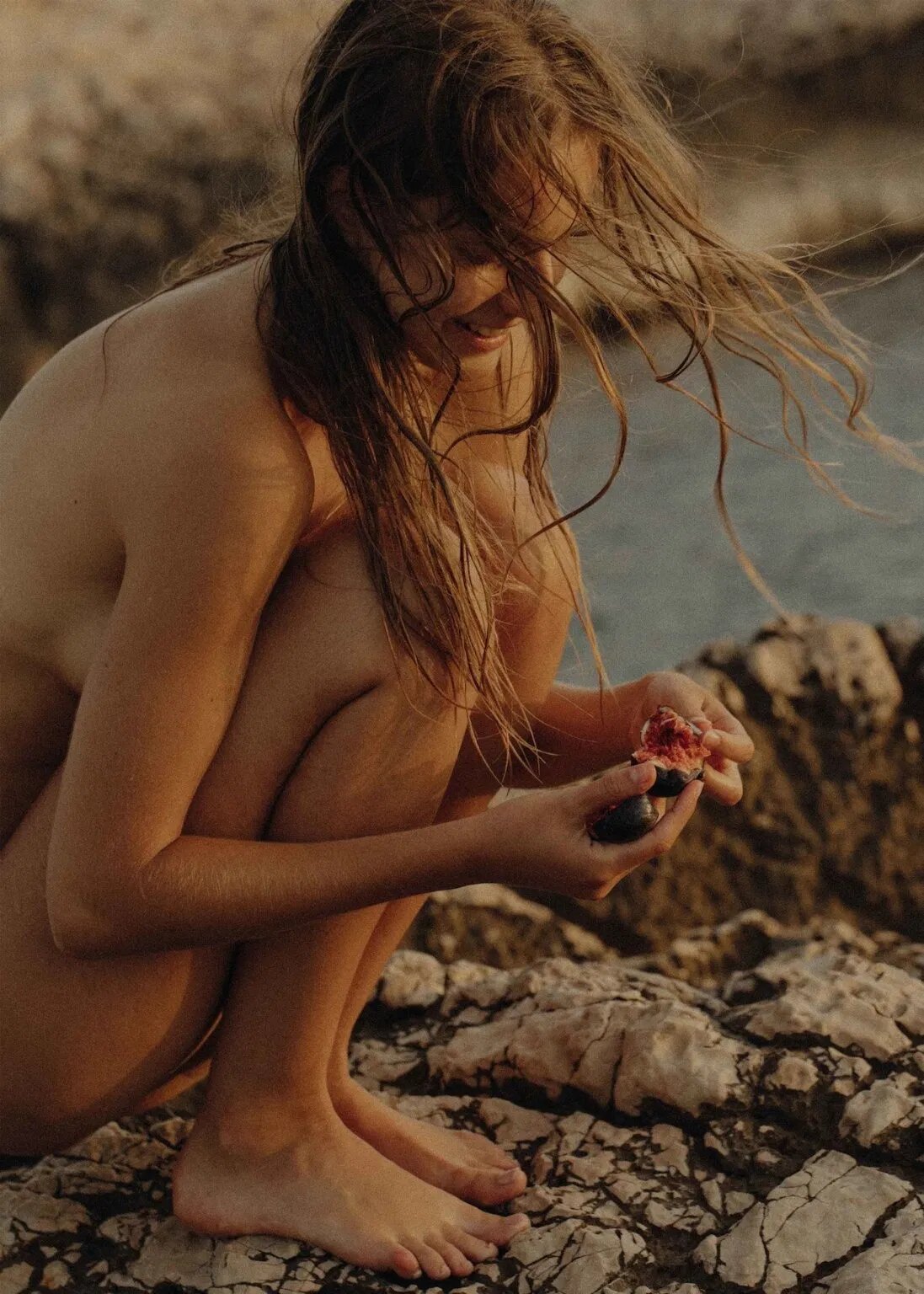Victoria Mottet Nude By The Sea.