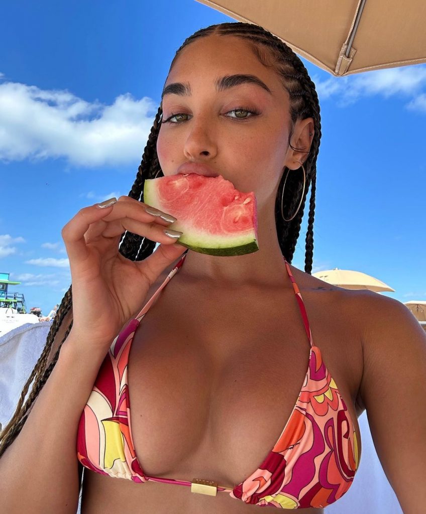 Chantel Jeffries and Her Watermelons!
