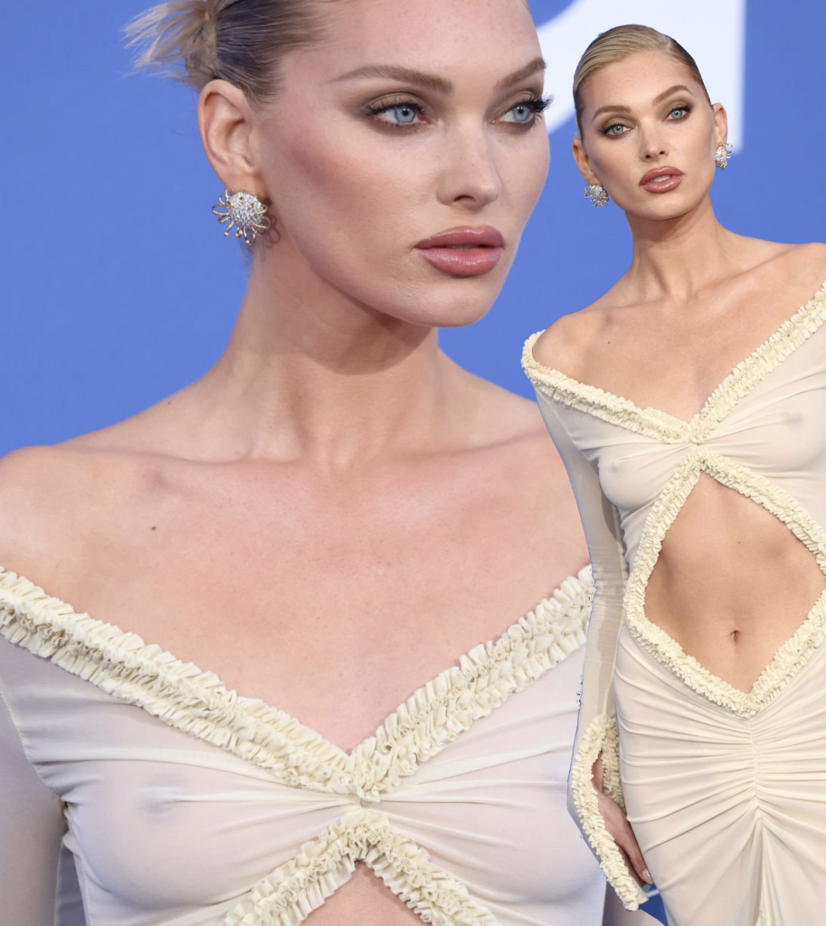 Elsa Hosk Goes See Through at amfAR!